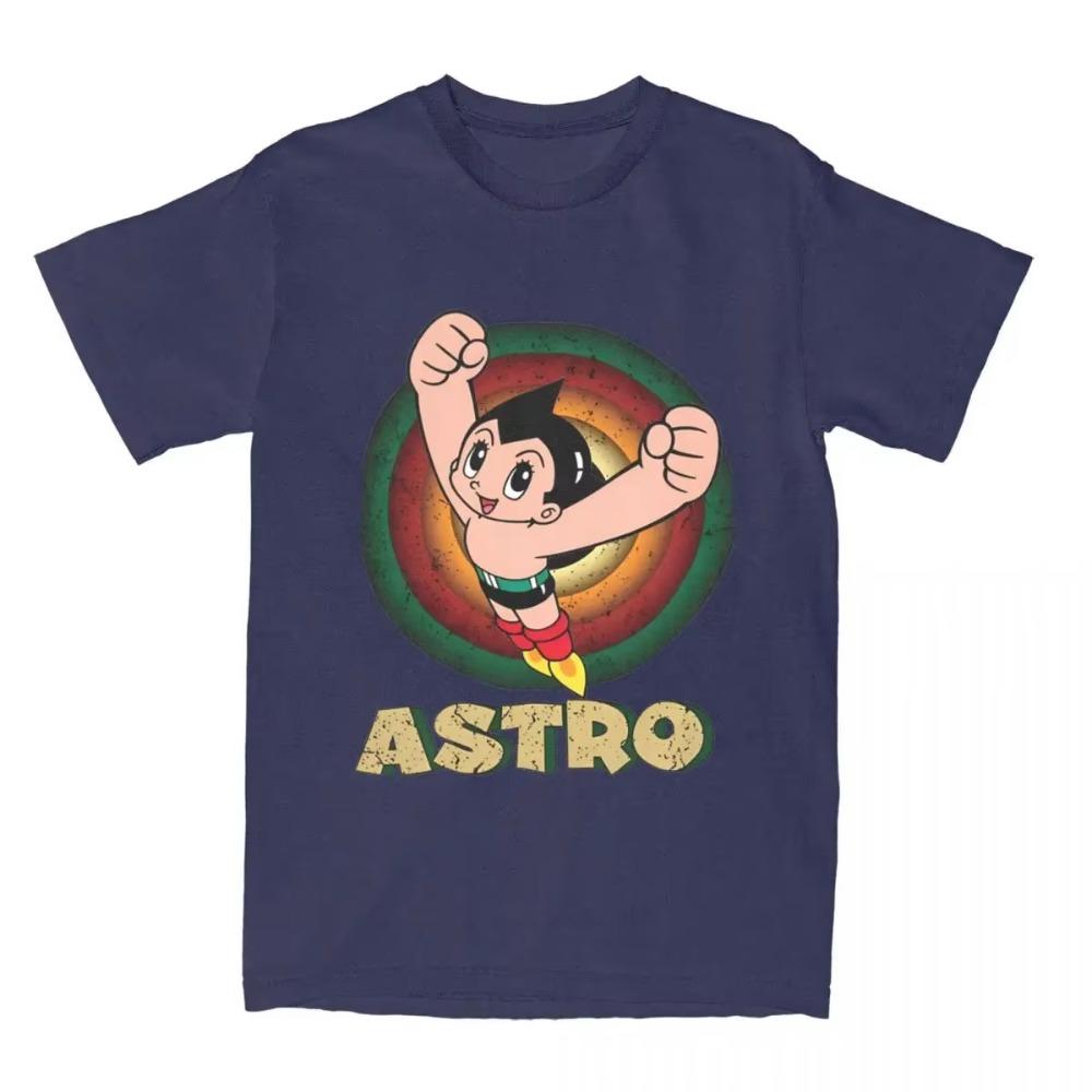 Neuankömmling Herren Klassische Cartoon Astro Boy Hemd Bekleidung Japan Manga Mighty Atom Astroboy T-Shirt Kleidung T-Shirt