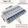 SMT Patch Electronic Organizer: Resistor & Capacitor Grid Plastic Box