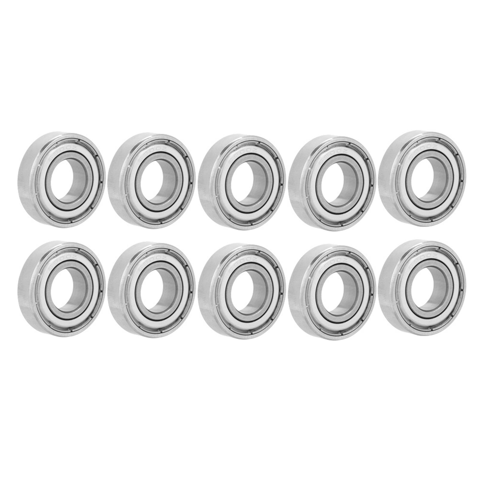 

10pcs 6900ZZ Double shielded Miniature Steel Ball Bearings 10x22x6mm
