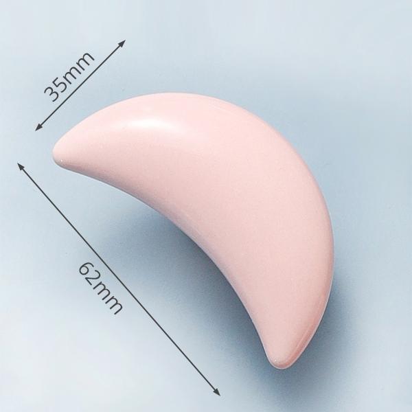 NAIERDI Children Room Ceramic Single Round Wardrobe Handle Kitchen Garden Door Handle Cabinet Handle Cartoon Furniture Handles