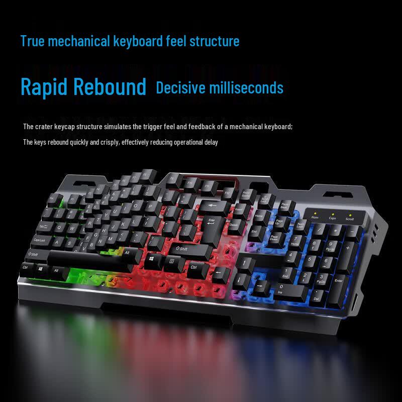 LINGSHE Gaming Keyboard and Mouse Set