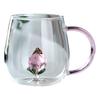 Handmade Glass Cup Animal Plant Shape Transparent Water Cup Cute Coffee Milk Drink Cup