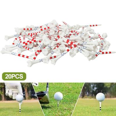 4-Prong Plastic Golf Tees 3-1/4" Golf Tees for Minimize Friction And Side Spin And Maximum Distance Performance