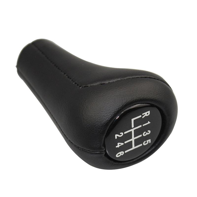 5/6 Speed Manual Car Gear Shift Lever Knob PU Leather Shifter for BMW E30 E32 E34 E36 E38 E39 5 SERIES E60 E61 Interior Replacement