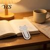 Smooth Edge Bookmark 3D Printed Cat Bookmark, Stable Clamping Book Clip, Not Easy To Cute Fall Off Non-Scratch Practical Reading Mark for Accessory