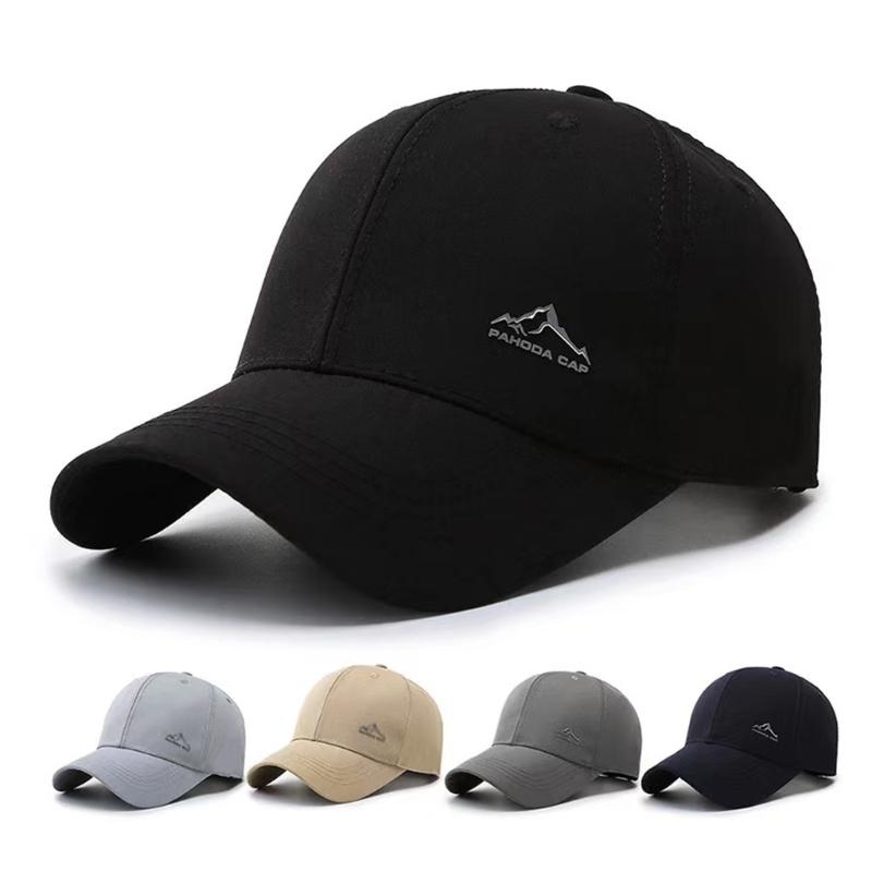Mountain Pattern Baseball Hat Breathable Travel Hot Day Hat Teen Adult Sports Sun Hat for Fishing Hiking Driving