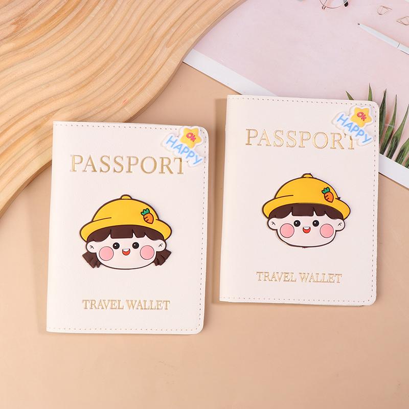 Reise PU Lær Reise Pass Beskyttelsesdeksel Passveske Holder for Forretningsbillett Passholder Etui Reisetilbehør