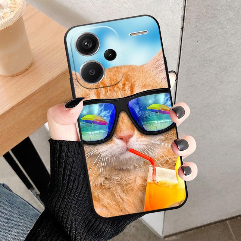 Cool Painted Soft Cover for Redmi Note 13 Pro Plus 5G Case TPU Print Slim Covers For Xiaomi Redmi Note 13 Pro+ 5G Plus Case Capa