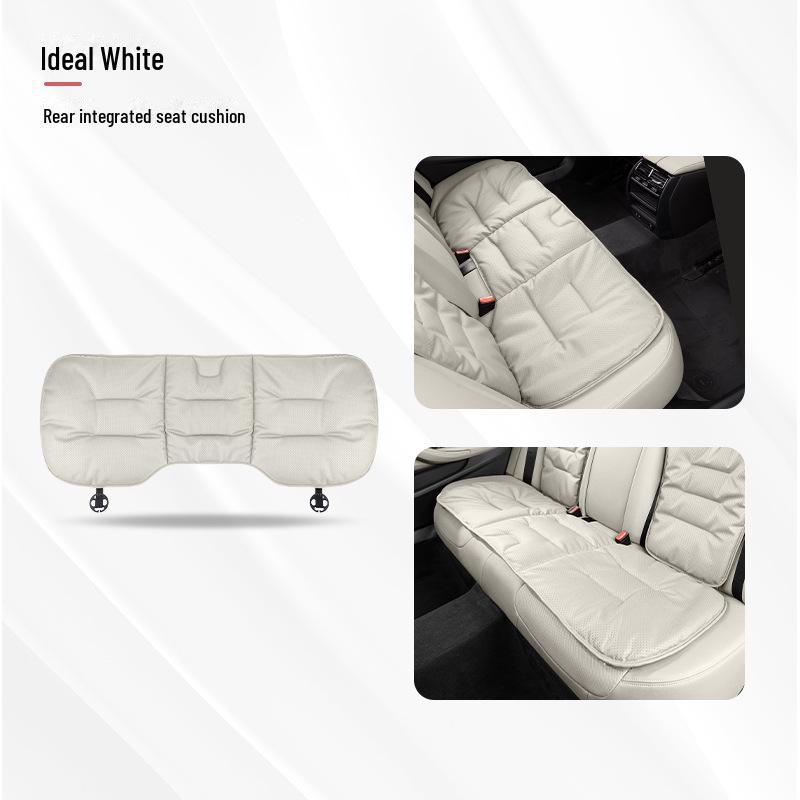 Universal Ventilated Nappa Leather Car Seat Cushions - Four Seasons, Breathable, High-Grade, Perforated Design for All Models.