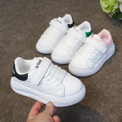 Zapatos Blancos Pequeños para Niños 2024 para Niña Niño Otoño Nueva Moda Estilo Coreano Suela Gruesa Suave Zapatillas Cómodas Antideslizantes