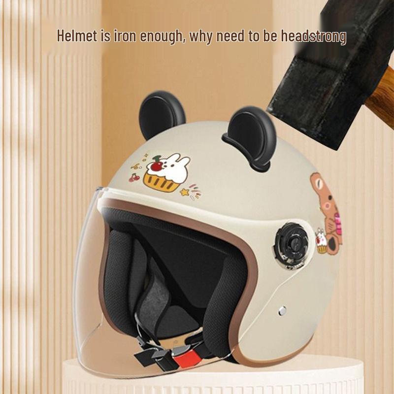 Women's Unisex Winter Warm Half Helmet for Electric Scooter/Motorcycle with Free Shipping