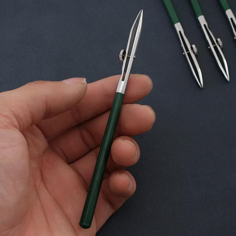 

1PC Handmade DIY Leather Tools Edge Oil Painting Pen Top Edge Dye Applicator Painting Pen Light Grey