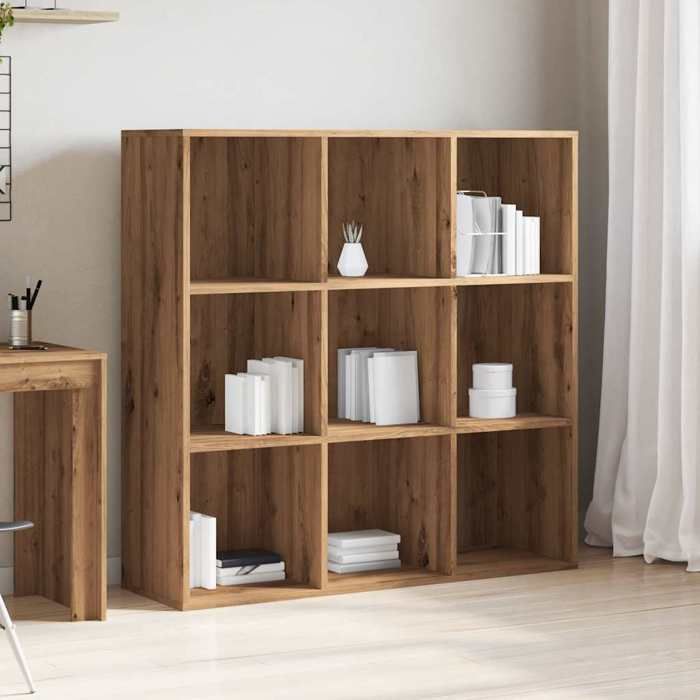 VidaXL Bookcase Artisan Oak 98x29x97.5 Cm, Privacy Screen, Bookshelf, Storage Shelf, 855969