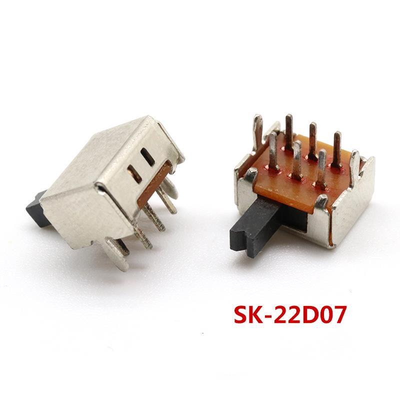10PCS Mini Slide Switch DIP PCB Toggle Switch SPST SPDT 2/3 Pin Tactile Switch for Electronic Projects