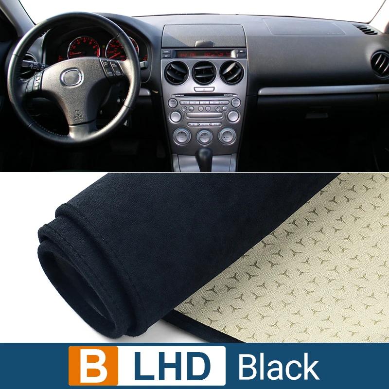 

Чехол на приборную панель автомобиля, защитный чехол от солнца, защитный чехол от ультрафиолета, нескользящие коврики для Mazda 6 GG 2002 2003 2004 2005 2006 2007