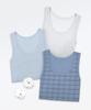 [James Dean] Patterned Sleeveless Cotton Undershirt 3-Pack [Shipped from Korea] 100% Authentic
