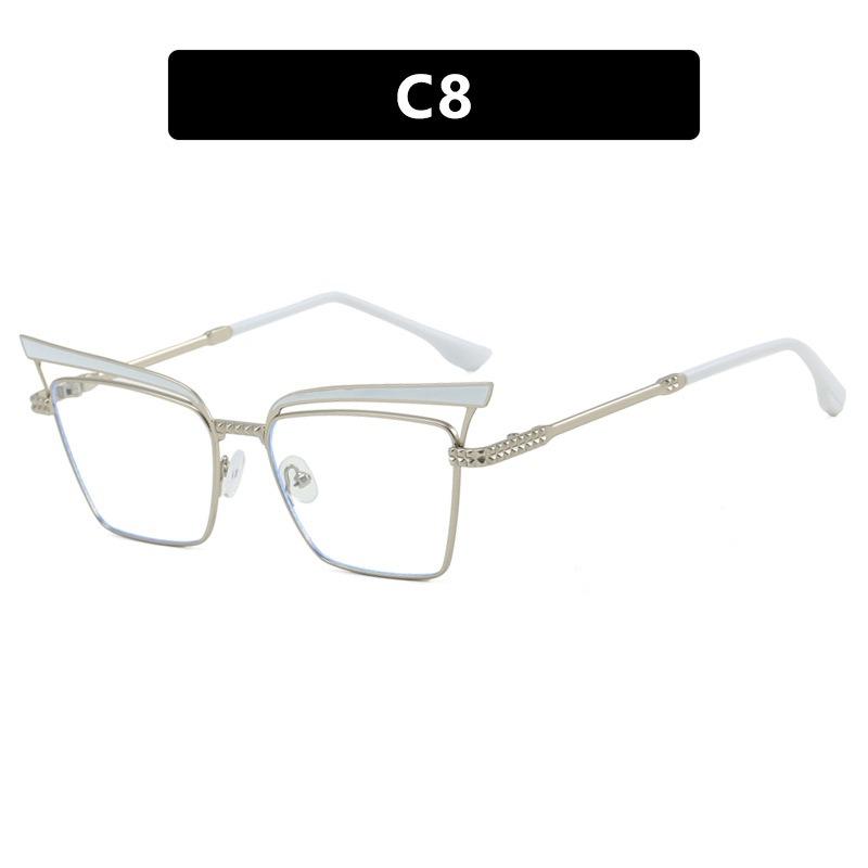 Metal Sunglasses Men UV400 Sun Glasses Women Eyeglasses Frame Driving Beach Bike Travel Anti Glare Shade Eyewear
