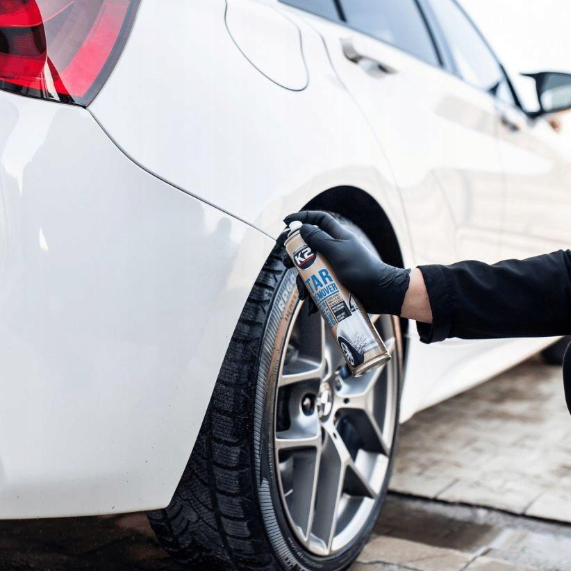 Zestaw Wosk Samochodowy Carnauba Twardy + Tar Remover Usuwanie Kleju Smoły
