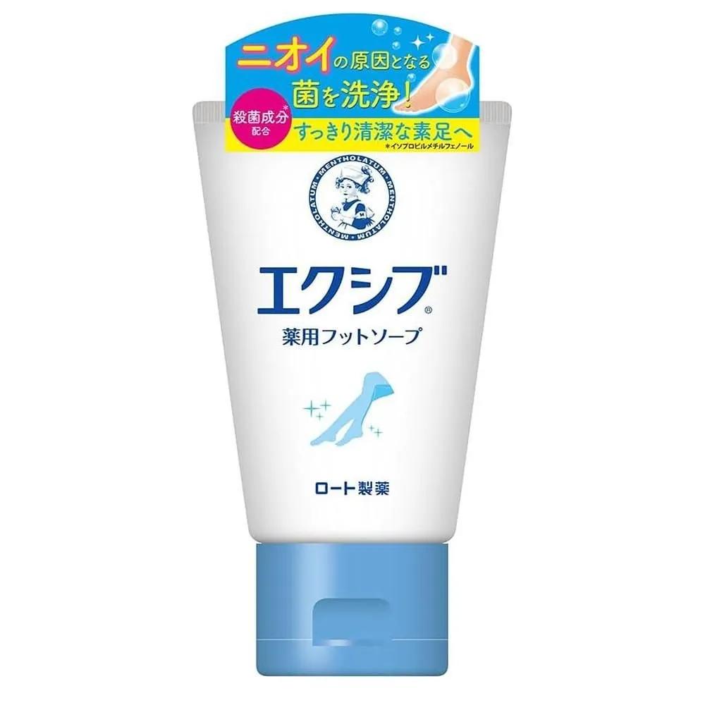 Mentholatum Foot Wash Soap 85g 1 Pack Mentholatum Exib Antiseptic, Deodorizing, Medicated Foot Wash Soap