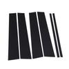 6pcs Pillar Post Trim High Strength PC Gloss Black Door Window Pillar Cover for Explorer Aviator