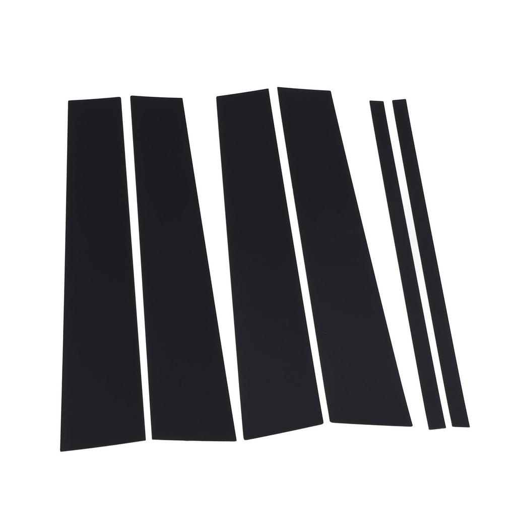 6pcs Pillar Post Trim High Strength PC Gloss Black Door Window Pillar Cover for Explorer Aviator