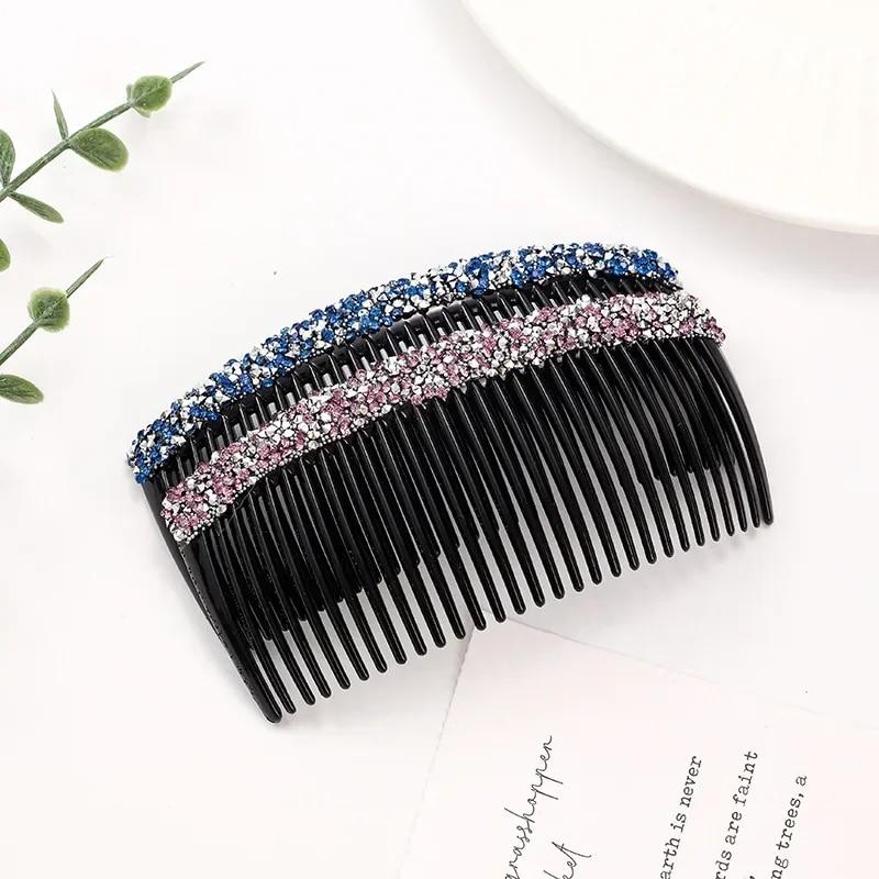 Rhinestones Hair Combs Crystal Bridal Hair Clips Hair Ornaments Handmade Fashion Jewelry Wedding Elegant Korean Accessories