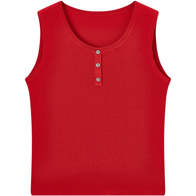 Aijutu Women s Slim Fit Knit Camisole Vest S