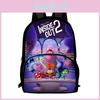 Inside Out 2 School Backpack For Kids Durable Oxford Cloth Book Bag Unisex
