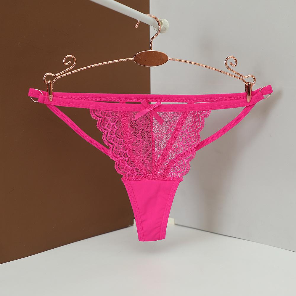 Spitzen-String, Verführerischer Hüft-T-Back-Slip mit Hohldesign für Frauen