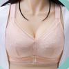 Lingerie Women's Thin Full-cup Large-sized Bra Without Underwire Strapless and Adjustable Bra Push Up Bra
