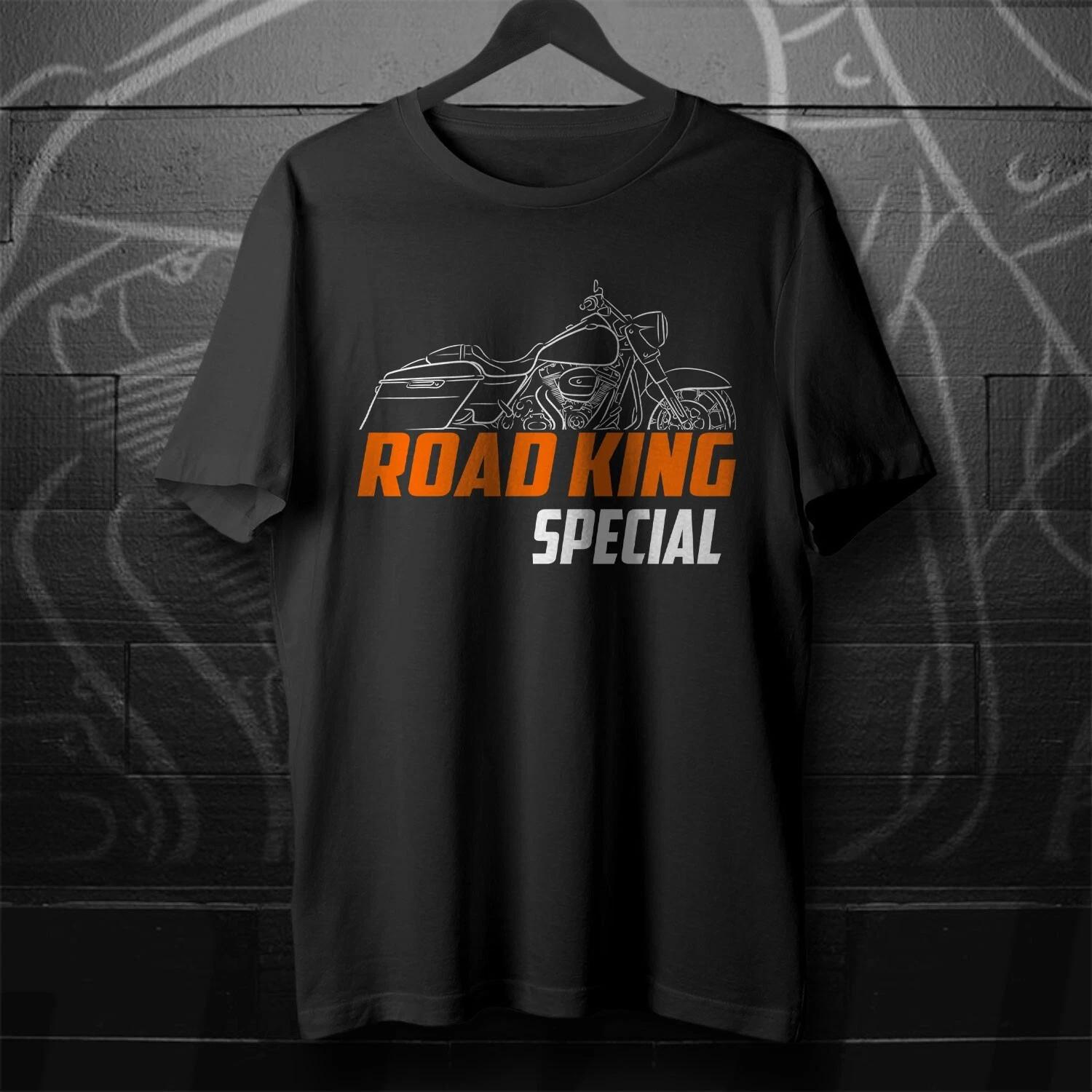 

Black men s and women s T-shirt For Harley-Davidson Road King Special FLHRXS 2017-2024- Motorcycle S