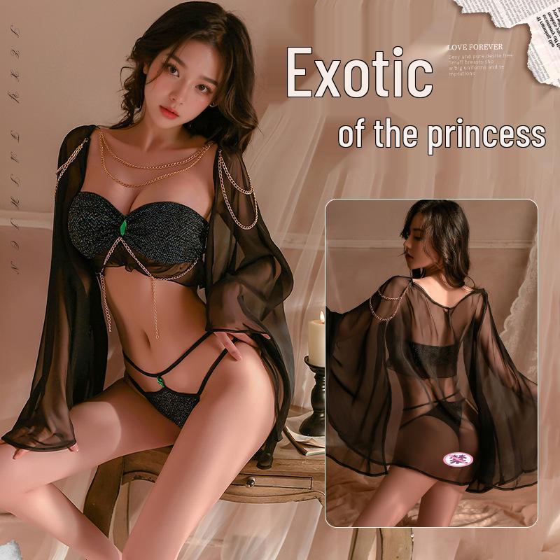 РљРѕРјРїР»РµРєС‚ СЌСЂРѕС‚РёС‡РµСЃРєРѕРіРѕ Р±РµР»СЊСЏ Manyan Exotic Princess - РЎРµРєСЃСѓР°Р»СЊРЅР°СЏ С€Р°Р»СЊ Рё СѓРЅРёС„РѕСЂРјР° РІ РґСЂРµРІРЅРµРј СЃС‚РёР»Рµ 9572 One Size
