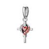 Copper Cross Birthday Stone Silicon Stop Charms Bead Dolphin Horseshoe Pendant For Original Bracelet Women Jewelry