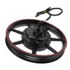 16 Inch Dual Hall Brushless Hub Motor 48v‑72V 800‑2000W DC Disc Brake Motor for Electric Motorcycle Scooter
