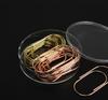 20pcs Gold Big Paper Clips Oversized Gold Paperclips Non Skid Smooth Finish Steel Wire Office Supply Accessories