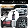 Ceramic Coating Spray 100ml Powerful Nano Wax Ceramic Spray Professional Paint Care Liquid Renewal Agent Automotive Top Coats