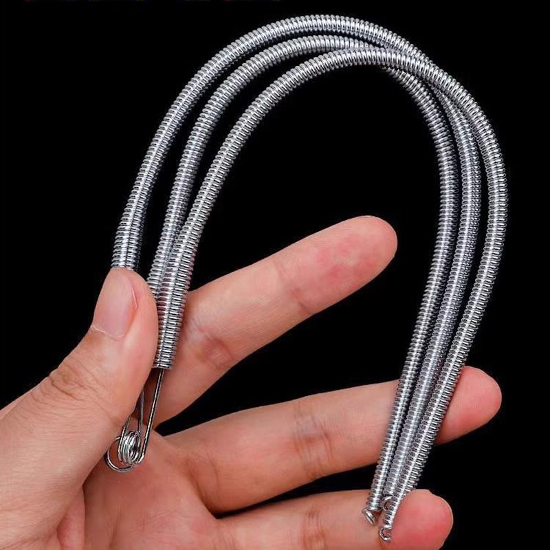 Mehrzweck-Einfädelwerkzeug DIY Biegsame Feder Kordelzug-Einfädler Clip Nähnadel zum Einziehen von Kordeln Gummiband Handwerk