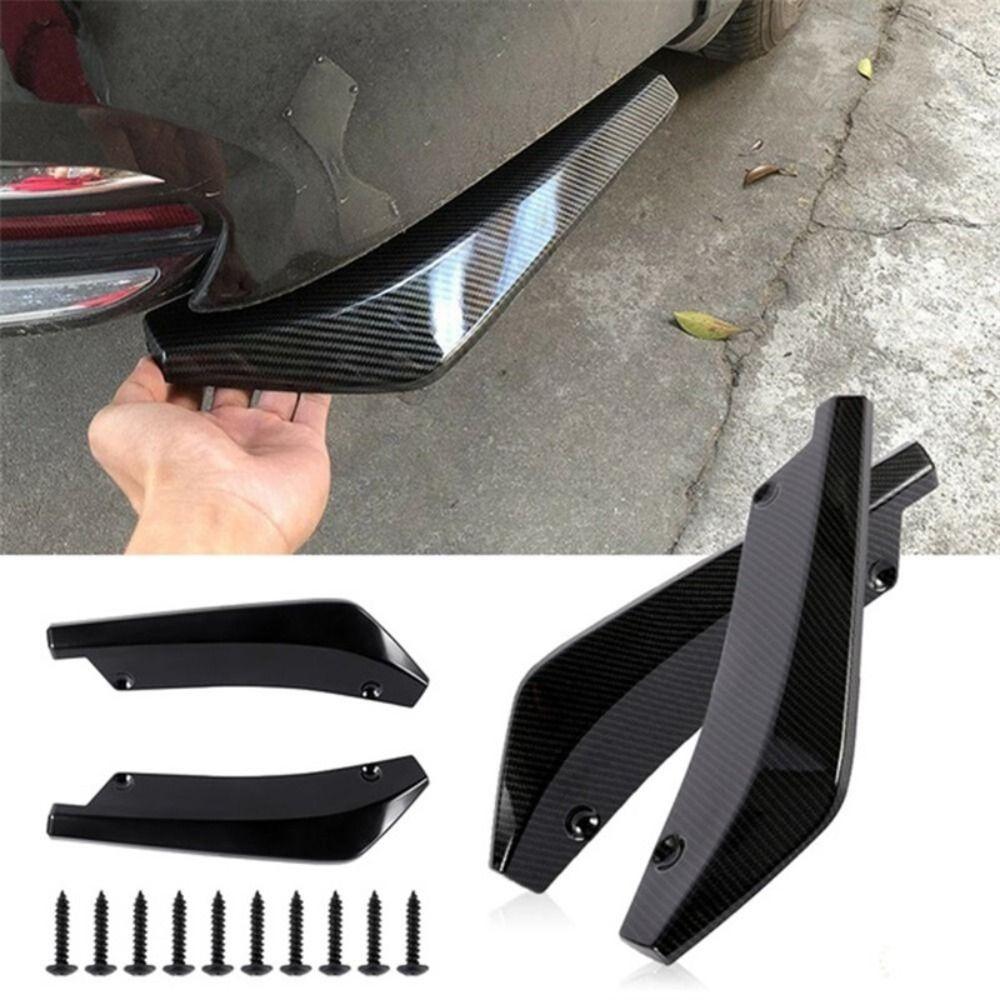 Carbon Fiber Material Car Modification Parts Diffuser Universal Rear Corner  Auto Accessories
