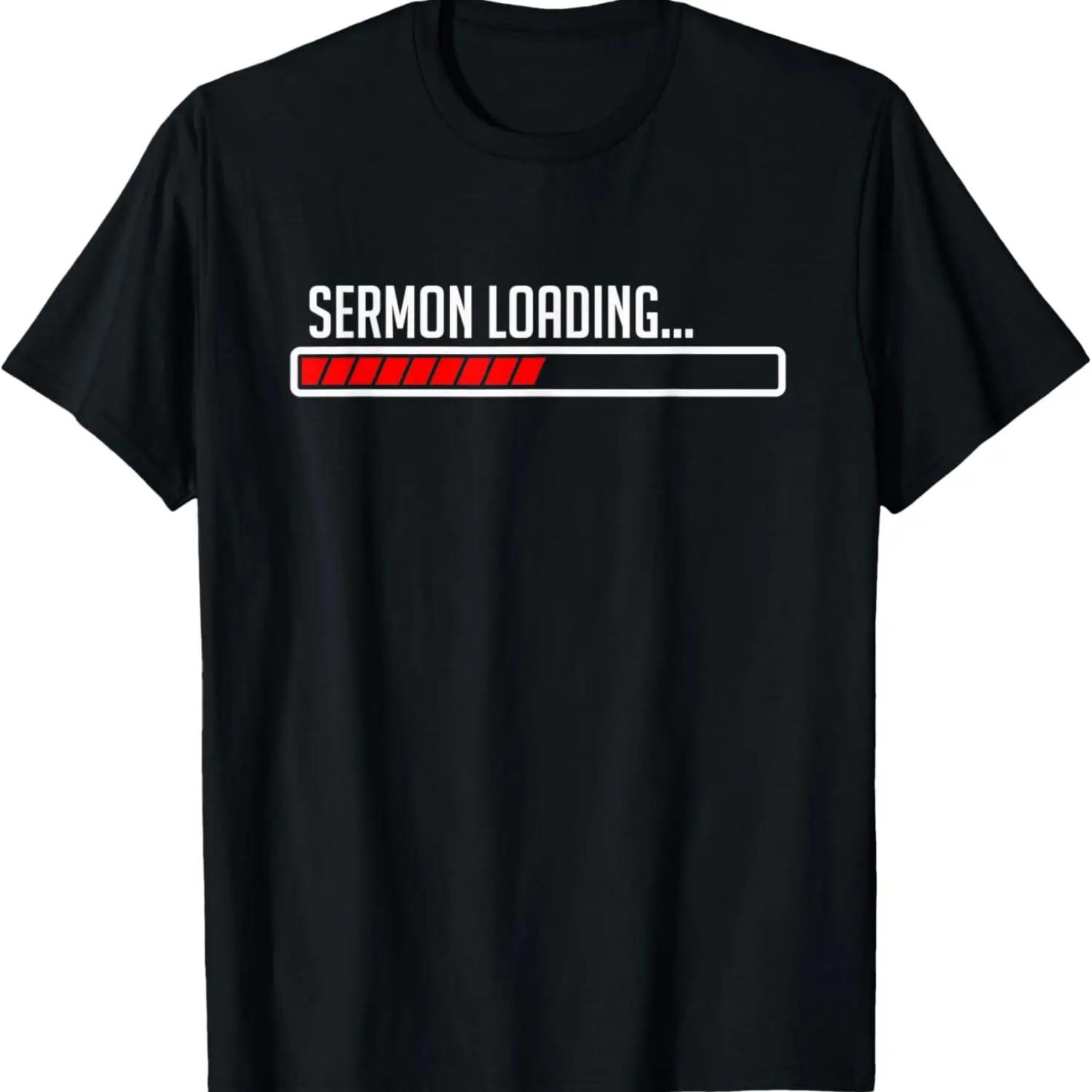 Sermon Loading Pastor Funny Pastor s Appreciation Day Men s T-Shirt S
