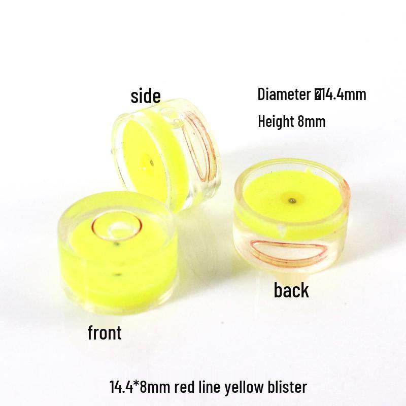 Universal Green Spirit Level with Scale - Compact Liquid Bubble Measuring Tool