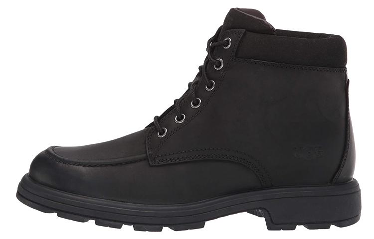 UGG Biltmore Mid Boot Кожаные Водонепроницаемые И Износостойкие Ботинки для улицы Мужские Черные 1114173-BLK 41.5