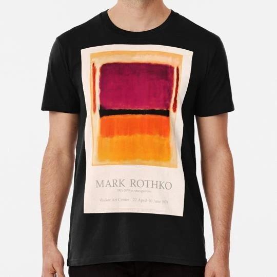 Mark Rothko Exhibition Poster 1979 S to 5XL Made in the USA TTshirt 3XL