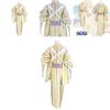 Anime Piratenkönig Cosplay Kostüm Zoro Gelb Gestreifter Kimono Rollenspiel Outfit