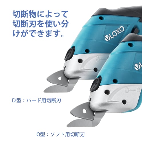 VLOXO Electric Cardboard Cutter, Rechargeable Scissors for Cutting Cardboard, Fabric, Carpet, Cardboard, Plastic, and More, Rechargeable Electric Scis