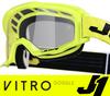 Motocyklové brýle Just1 Vitro Žluté(Fluorescenční)-Černý