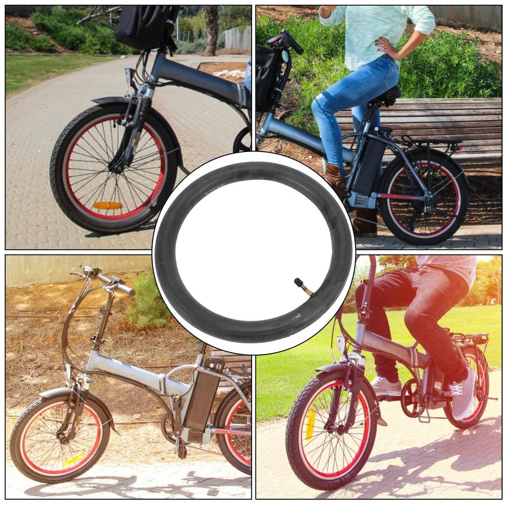 14x2.125 Schlauch mit Winkelventil Butylkautschuk-Schläuche für Elektrofahrrad