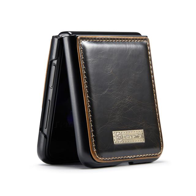 Lightweight Leather Phone Bag Funda Case For Samsung Galaxy Z Flip4 Flip 4 Flip3 Flip 3 Zflip4 Anti -Knock Protective Cover