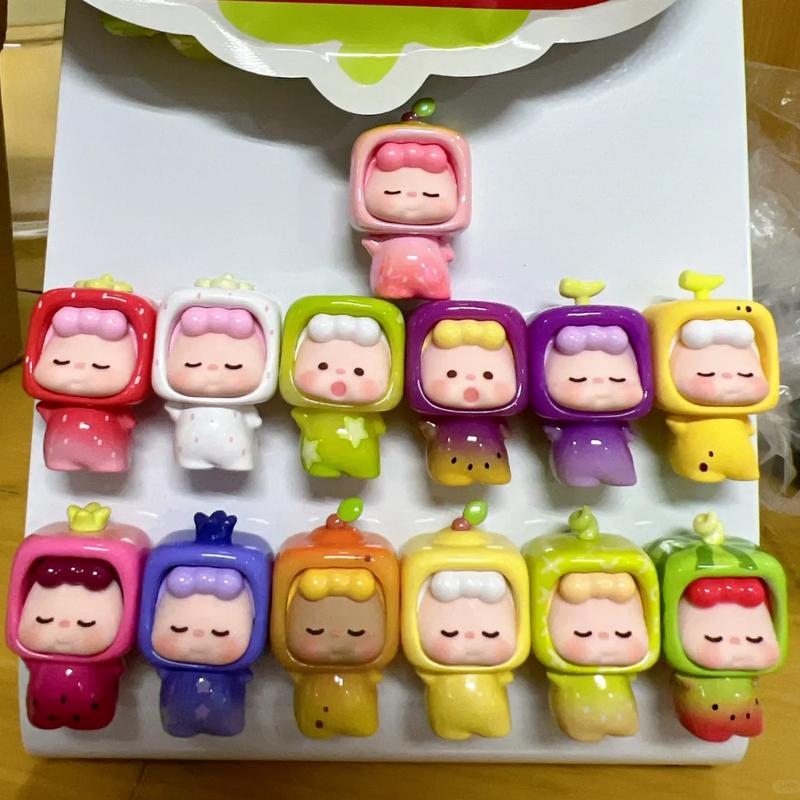 Genuine Amlls Wuwu Fruit Recipe Series Blind Bag Mini Mystery Box Trendy Kawaii Action Figure Desktop Ornament Christmas Gift Poseable Articulated