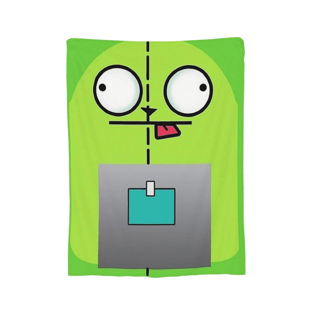 Invader Zim Gir Blankets Fleece Decoration  Breathable Lightweight Throw Blanket for Bed Couch Plush Thin Quilt