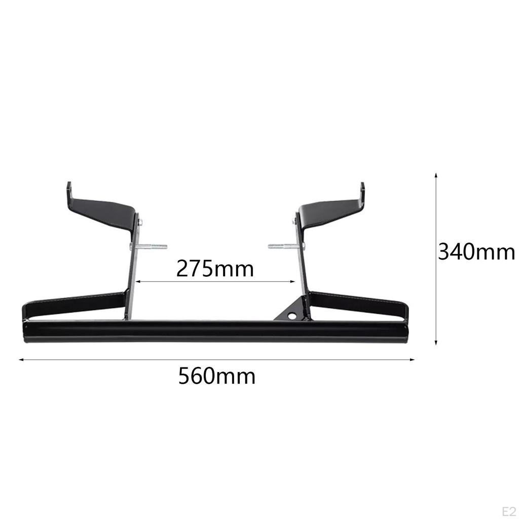 Rear Wide Grab Bar Bumper Black Assembly Kit for Raptor 700 2006-2024